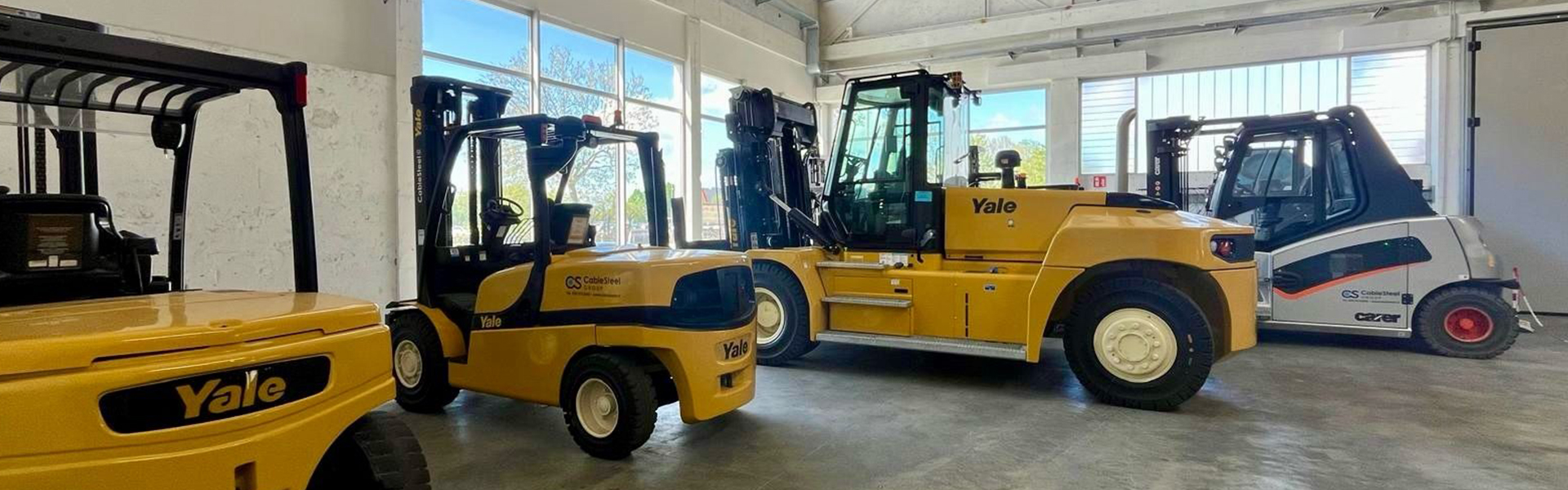 Cablesteel: carrelli elevatori Yale sempre disponibili a Brescia e provincia